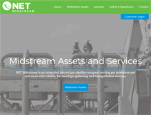 Tablet Screenshot of netmidstream.com